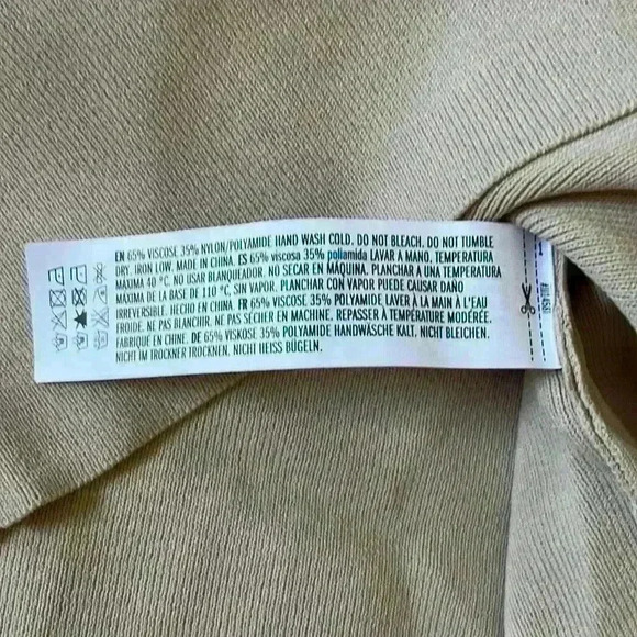 Endless Rose Women’s Back Cut-out Detail Knit Top in beige size XS - Picture 10 of 11